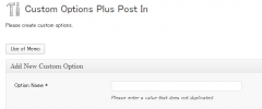 CUSTOM OPTIONS PLUS POST IN screenshot 1