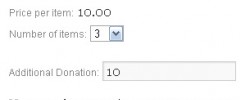 Custom Post Donations screenshot 1