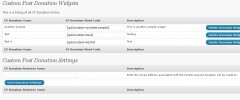 Custom Post Donations screenshot 2