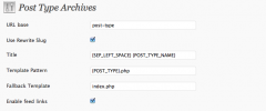 Custom Post Type Archives screenshot 1