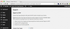 Custom Post Type Generator screenshot 3