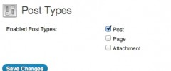 Custom Post Type Selector screenshot 1