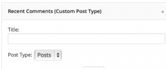 Custom Post Type Widgets screenshot 5