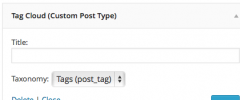 Custom Post Type Widgets screenshot 6