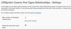 Custom Post Types Relationships (CPTR) screenshot 2