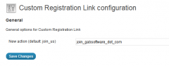 Custom Registration Link screenshot 1