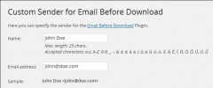 Custom Sender for Email Before Download screenshot 1