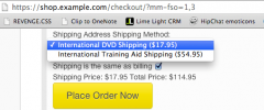 Custom Shipping Options for MemberMouse screenshot 3