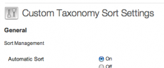 Custom Taxonomy Sort screenshot 4