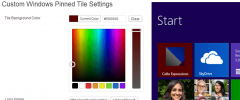 Custom Windows Pinned Tiles screenshot 1