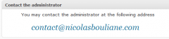 Dashboard Admin Email screenshot 1