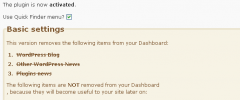 Dashboard & Menu Cleaner (Quick Menu Finder) screenshot 2