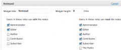 Dashboard Notepad screenshot 2