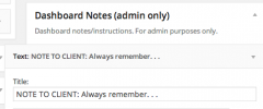Dashboard Notes screenshot 2
