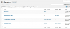 DB Signatures screenshot 1