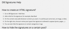 DB Signatures screenshot 3