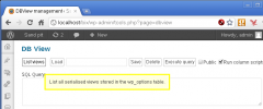 dbview screenshot 1