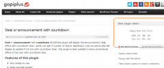 deal or announcement with countdown timer screenshot 1
