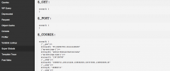 Debug Bar Super Globals screenshot 1