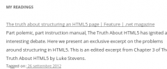 Delicious Readings screenshot 2