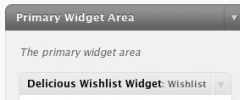 Delicious Wishlist for WordPress screenshot 2