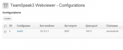 devMX TeamSpeak3 Webviewer screenshot 1