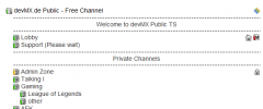 devMX TeamSpeak3 Webviewer screenshot 3