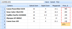 Spreadsheet screenshot 2