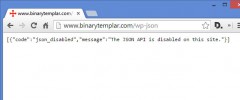Disable JSON API screenshot 1