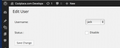 Disable User screenshot 2