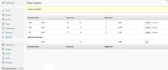 Discount for TheCartPress screenshot 1