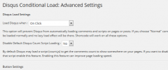 Disqus Conditional Load screenshot 3