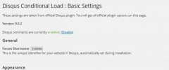 Disqus Conditional Load screenshot 5