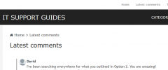 Disqus latest comments addon screenshot 1
