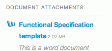 Document Attachment Widget screenshot 2
