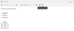 Download HTML TinyMCE Button screenshot 1