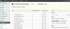E-Mail Broadcasting screenshot 2