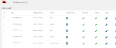 e-mailing service screenshot 8