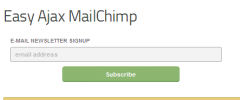 Easy Ajax MailChimp screenshot 2