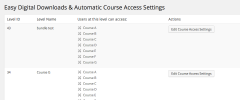 Easy Digital Downloads Addon for WP Courseware screenshot 1