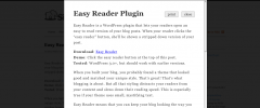 Easy Reader screenshot 1