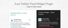 Easy Twitter Feed Widget Plugin screenshot 4