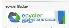 ecycler Widget screenshot 1
