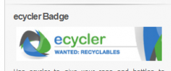 ecycler Widget screenshot 2