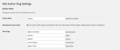 Edit Author Slug screenshot 1