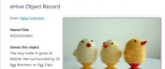 eHive Object Details screenshot 1