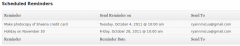 Email Reminder screenshot 2