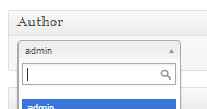 Enhanced Author Dropdown screenshot 2