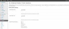 Enhanced Header / Footer Injections screenshot 1
