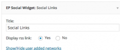 EP Social Widget screenshot 2
